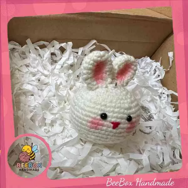 ảnh móc khoá thỏ cute 02