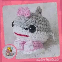 Móc khóa tralalero tralala hồng