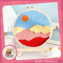 Tranh len đồng bằng – Món quà handmade tuyệt vời