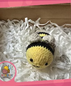 Móc khoá len handmade con ong