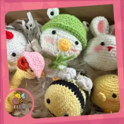 Móc khóa len vịt