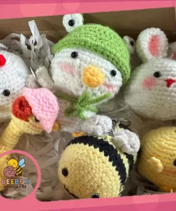 Móc khóa len vịt