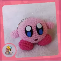 Móc khoá len Kirby