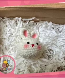 Móc khoá thỏ bằng len – Món quà thủ công dễ thương từ BeeBox Handmade