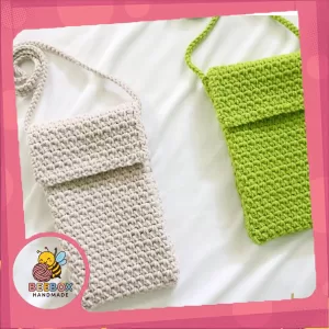 Túi len handmade phụ kiện thời trang gọn nhẹ