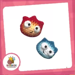 Móc khóa Lửa và Nước – Cặp đôi dễ thương từ BeeBox