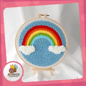 Tranh Len Cầu Vồng – Nghệ Thuật Mềm Mại 